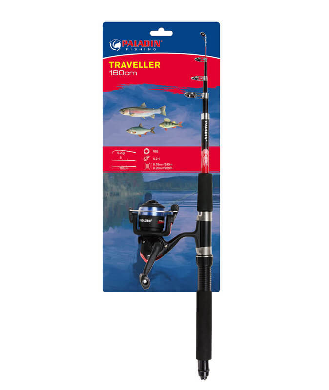 Telescopic Spinning Rod and Reel