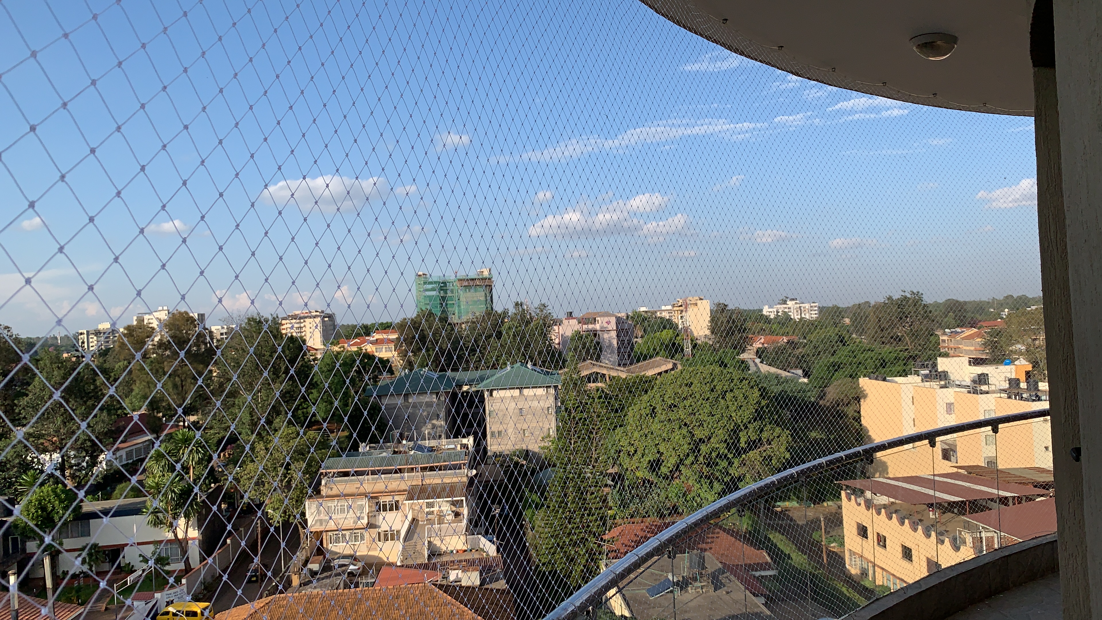 BALCONY NET/CHILD PROOF NET INSTALLATION -Josh, Heights 3rd Parklands Avenue, Nairobi, Kenya