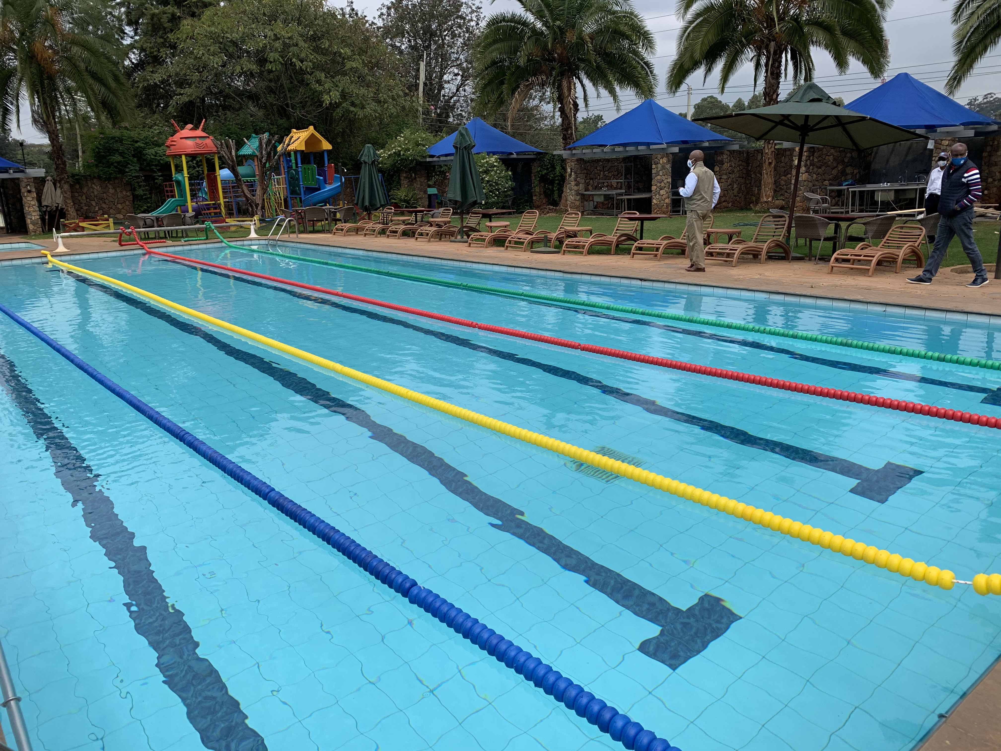 SWIMMING POOL LANE MARKERS, KAREN, NAIROBI 